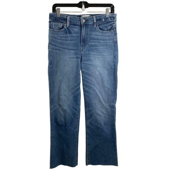 PAIGE Denim - PAIGE Women's Atley Ankle Flare Jeans Raw Hem